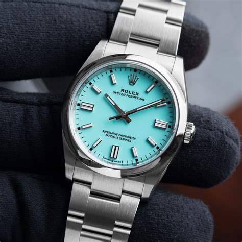 rolex oyster turquoise 36mm|Rolex Oyster perpetual 36 thickness.